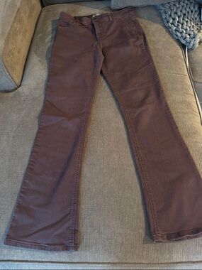 Wit & Wisdom Women's Boot Cut Jeans in Deep Plum